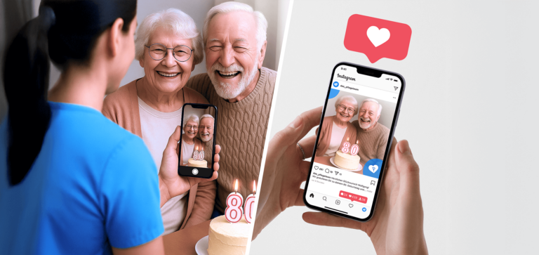 Individualpost eingereicht und das Ergebnis auf Instagram